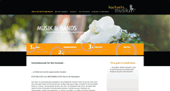 Desktop Screenshot of hochzeitsmusik.at